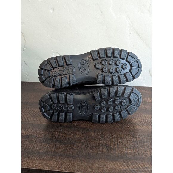 Ecco Women's Track 25 Chelsea Black Leather Boots - Size 40 - 9/9.5 - Picture 9 of 10